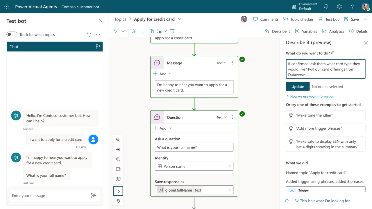 Power Virtual Agents for SharePoint